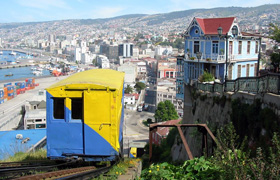 Transfert privé de l'aéroport de Santiago à la jetée de Valparaiso